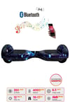 Elektrikli Kaykay Hoverboard 6.5 Inç Gökyüzü Grafity Desenli Akıllı Denge D12