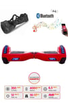 Elektrikli Kaykay Hoverboard 6.5 Inch Ledli Model - Kırmızı