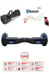 Elektrikli Kaykay Hoverboard 6.5 Inch Ledli Model - Siyah