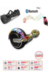 Elektrikli Kaykay Hoverboard Bluetooth Hoparlörlü 6.5 İnç Grafiti D22- Çanta Hediye