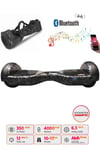 Elektrikli Kaykay Hoverboard Bluetooth Hoparlörlü 6.5 İnç Grafiti D27 - Çanta Hediye