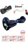 Elektrikli Kaykay Hoverboard Bluetooth Hoparlörlü 6.5 İnç Grafiti D12 - Çanta Hediye