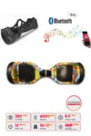 Elektrikli Kaykay Hoverboard Bluetooth Hoparlörlü 6.5 İnç Grafiti D25 - Çanta Hediye