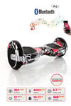 Elektrikli Kaykay Hoverboard Bluetooth Hoparlörlü 6.5 Inch Grafiti D06