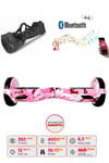 Elektrikli Kaykay Hoverboard Bluetooth Hoparlörlü 6.5 İnç Grafiti D05 - Çanta Hediye