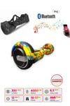 Elektrikli Kaykay Hoverboard Bluetooth Hoparlörlü 6.5 İnç Grafiti D21 - Çanta Hediye