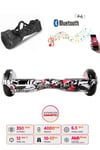 Elektrikli Kaykay Hoverboard Bluetooth Hoparlörlü 6.5 İnç Grafiti D06 - Çanta Hediye