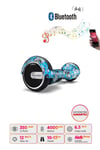 Elektrikli Kaykay Hoverboard Bluetooth Hoparlörlü 6.5 Inch Grafiti D20