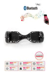 Elektrikli Kaykay Scoooter Hoverboard 6.5 Inch Şimşek Grafity Desenli Akıllı Denge - D02