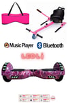 Elektrikli Kaykay Scooter Akıllı Denge Hoverboard + HoverKart + Çanta FULL LEDLİ EXTREM92 PAKET D13
