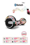 Elektrikli Kaykay Scooter Hoverboard 6.5 Inch Mix Grafity Desenli Akıllı Dengeli D19