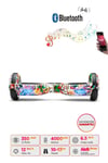 Elektrikli Kaykay Scooter Hoverboard 6.5 Inch Mix Grafity Desenli Akıllı Dengeli D19