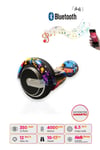 Elektrikli Kaykay Scooter Hoverboard 6.5 Inch Renk Sıçraması Desenli Akıllı Dengeli D26
