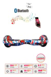 Elektrikli Kaykay Scooter Hoverboard 6.5 Inch Cool Desenli Akıllı Dengeli D09