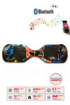 Elektrikli Kaykay Scooter Hoverboard 6.5 Inch Renk Sıçraması Desenli Akıllı Dengeli D26
