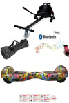 Elektrikli Kaykay Scooter Hoverboard Akıllı Denge 6.5 Inch + HoverKart + Çanta EXTREM PAKET D22