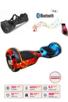 Elektrikli Kaykay Scooter Hoverboard Akıllı Denge 6.5 Inch + HoverKart + Çanta EXTREM PAKET D10