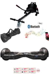 Elektrikli Kaykay Scooter Hoverboard Akıllı Denge 6.5 Inch + HoverKart + Çanta EXTREM PAKET D27