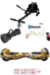Elektrikli Kaykay Scooter Hoverboard Akıllı Denge 6.5 Inch + HoverKart + Çanta EXTREM PAKET D25