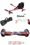 Elektrikli Kaykay Scooter Hoverboard Akıllı Denge 6.5 Inch + HoverKart + Çanta EXTREM PAKET D16