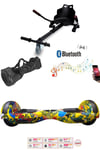 Elektrikli Kaykay Scooter Hoverboard Akıllı Denge 6.5 Inch + HoverKart + Çanta EXTREM PAKET D21