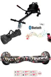 Elektrikli Kaykay Scooter Hoverboard Akıllı Denge 6.5 Inch + HoverKart + Çanta EXTREM PAKET D14