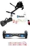 Elektrikli Kaykay Scooter Hoverboard Akıllı Denge 6.5 Inch + HoverKart + Çanta EXTREM PAKET D18