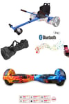 Elektrikli Kaykay Scooter Hoverboard Akıllı Denge 6.5 Inch + HoverKart + Çanta EXTREM PAKET D10