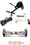 Elektrikli Kaykay Scooter Hoverboard Akıllı Denge 6.5 Inch + HoverKart + Çanta EXTREM PAKET D19