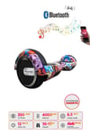 Elektrikli Kaykay Scooter Hoverboard Bluetooth Hoparlörlü 6.5 Inch Grafiti D16