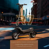 Rovoron R7 Elektrikli Scooter 3.000 Watt  65 Km/s Menzil 120 Km Siyah