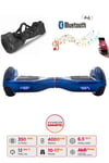 Smart Store Hoverboard Elektrikli Kaykay Bluetooth Hoparlörlü 6.5 Inch Çanta Hediyeli Mavi