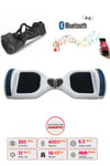 Smart Store Hoverboard Elektrikli Kaykay Bluetooth Hoparlörlü 6.5 Inch Çanta Hediyeli Beyaz
