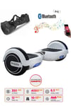 Smart Store Hoverboard Elektrikli Kaykay Bluetooth Hoparlörlü 6.5 Inch Çanta Hediyeli Beyaz
