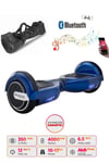 Smart Store Hoverboard Elektrikli Kaykay Bluetooth Hoparlörlü 6.5 Inch Çanta Hediyeli Mavi