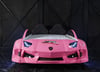 BORGHİ FULL ARABA YATAK KARYOLA PEMBE