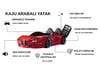GTM FULL ARABA YATAK KARYOLA KIRMIZI 