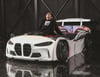 GTX FULL ARABA YATAK KARYOLA BEYAZ