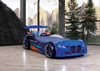 GTX FULL ARABA YATAK KARYOLA MAVİ
