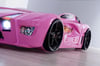 LUXURY FULL ARABA YATAK KARYOLA PEMBE