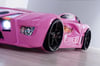 LUXURY PREMİUM ARABA YATAK KARYOLA PEMBE