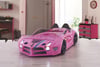 LUXURY PREMİUM ARABA YATAK KARYOLA PEMBE