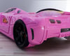 LUXURY PREMİUM ARABA YATAK KARYOLA PEMBE