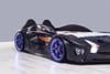 LUXURY PREMİUM ARABA YATAK KARYOLA SİYAH