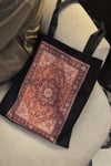 Bakır Etnik Kilim Desen Baskılı 190 gram Bez Çanta (35x40 cm)