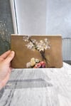 Su Geçirmez Kadın Şık Desenli Fermuarlı Büyük Cüzdan ve Kartlık 20*13 cm