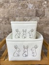 Bej Nakışlı Little Bunnies