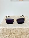 BRILL - Gold/Black UV-400 Korumalı Güneş Gözlüğü