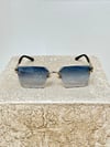 BRILL - Silver/Blue UV-400 Korumalı Güneş Gözlüğü