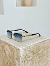 BRILL - Silver/Blue UV-400 Korumalı Güneş Gözlüğü